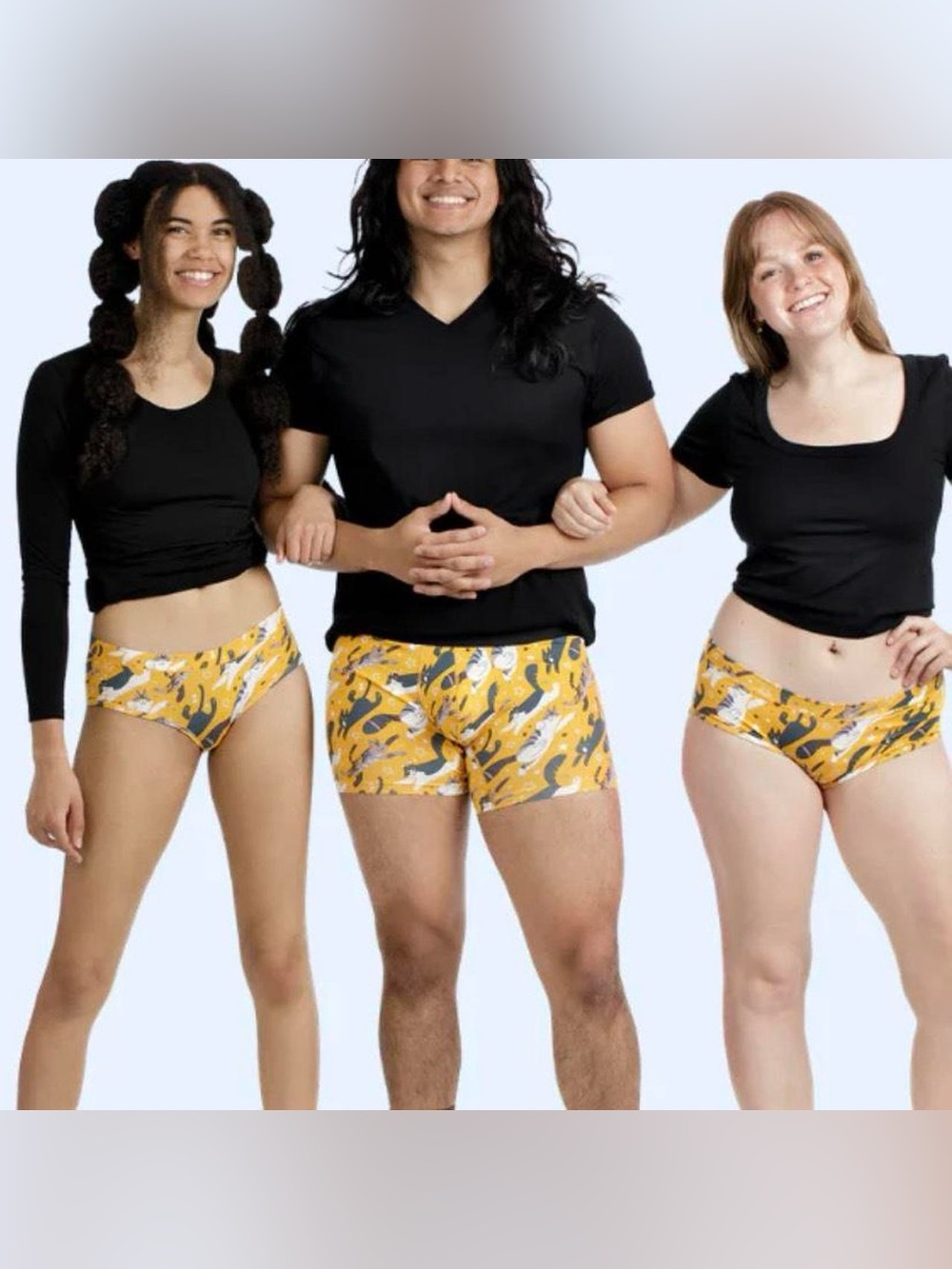NWT MeUndies  X Good Store  “Purrfect” boxer brief shorts